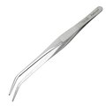 Amscope 6 1/2 in. Curved Serrated Tip Utility Forceps TW-425